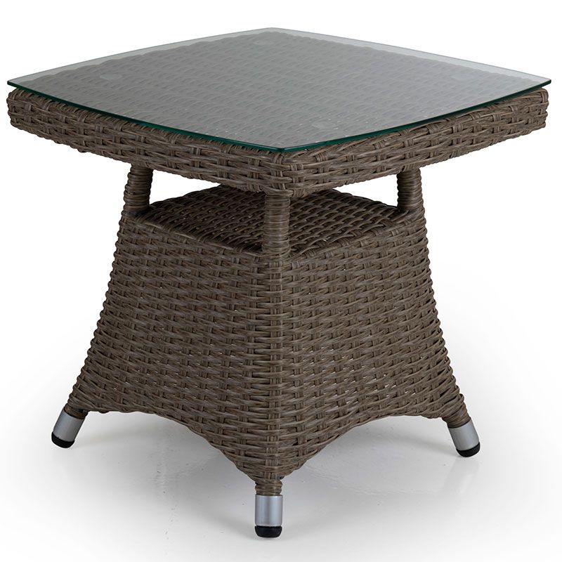 Ashfield sidobord 50x50  cm beige 