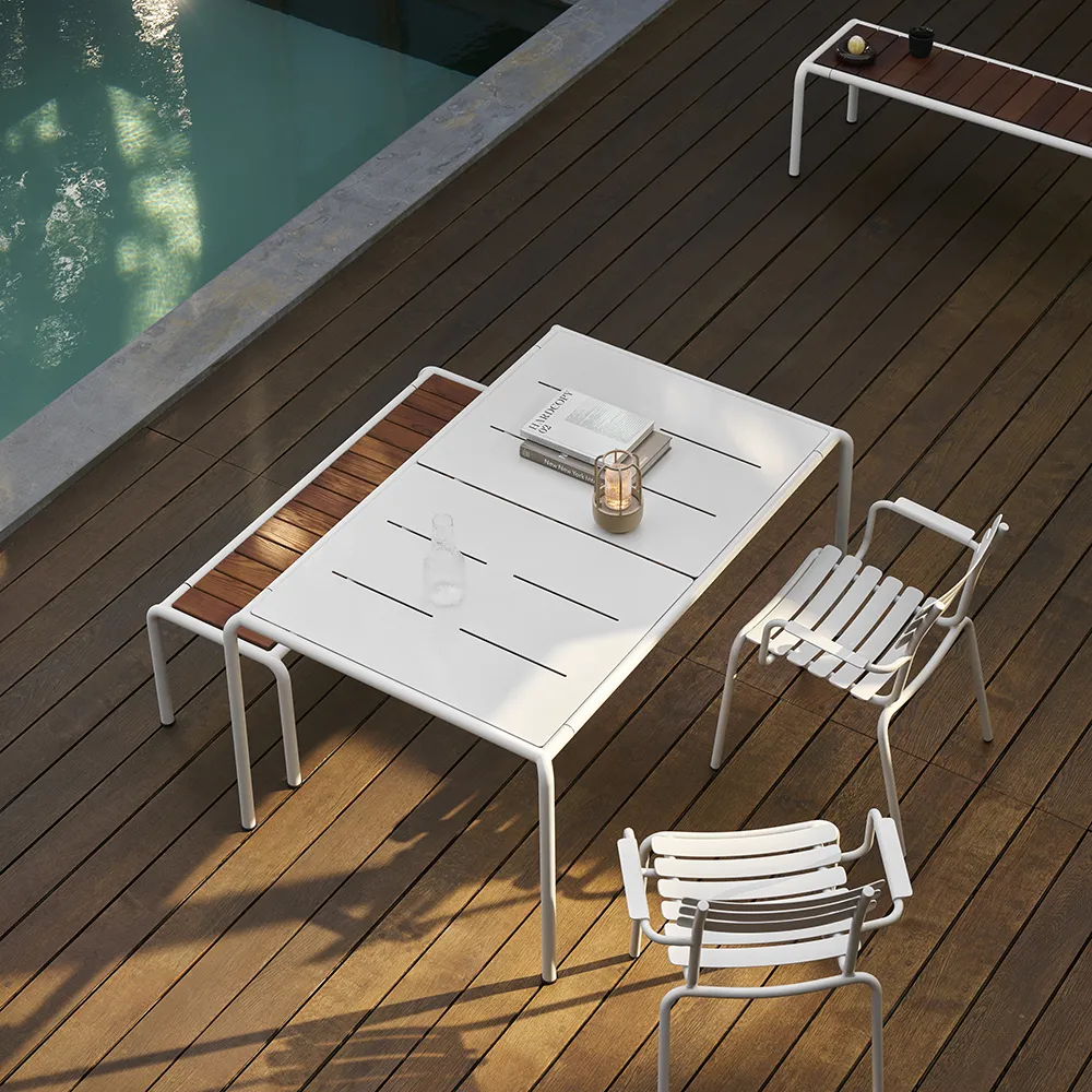 AVANTI Matbord 153x98 cm offwhite