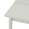 Linear Steel Matbord 220x90 cm Grey 