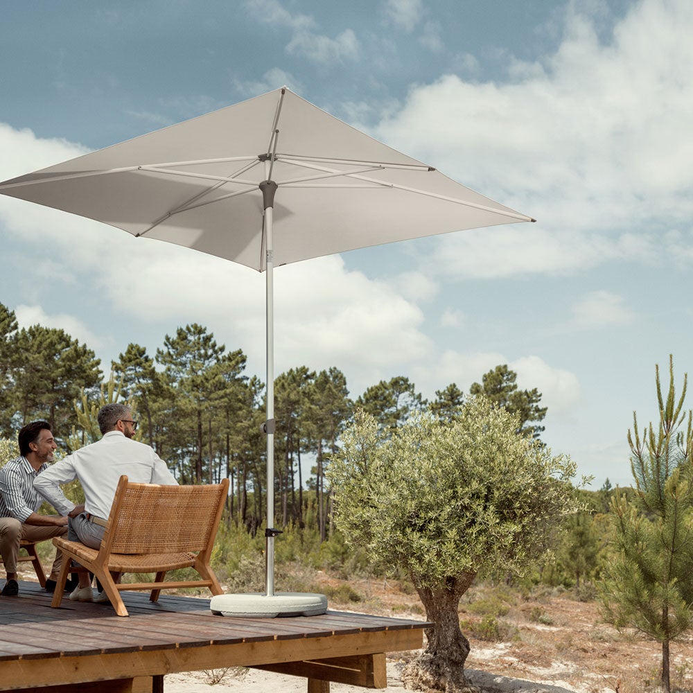 Alu-smart parasoll 200 cm Kat.4 461 Taupe 