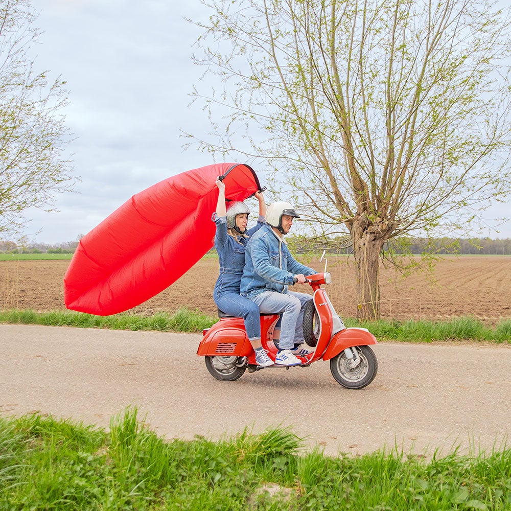 Lamzac uppblåsbar divan sky blue 