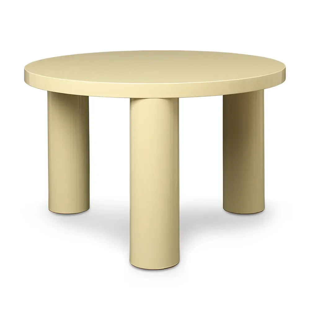 Post Soffbord Ø65 cm - Lemonade