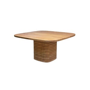 Mellow matbordunderrede kvadratisk f/bordsskiva 144x144 cm Teak