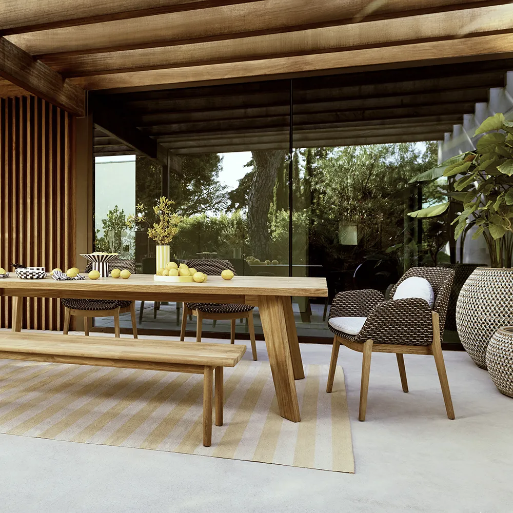 CALADIO fåtölj DF3 teak 0205 salak 0240