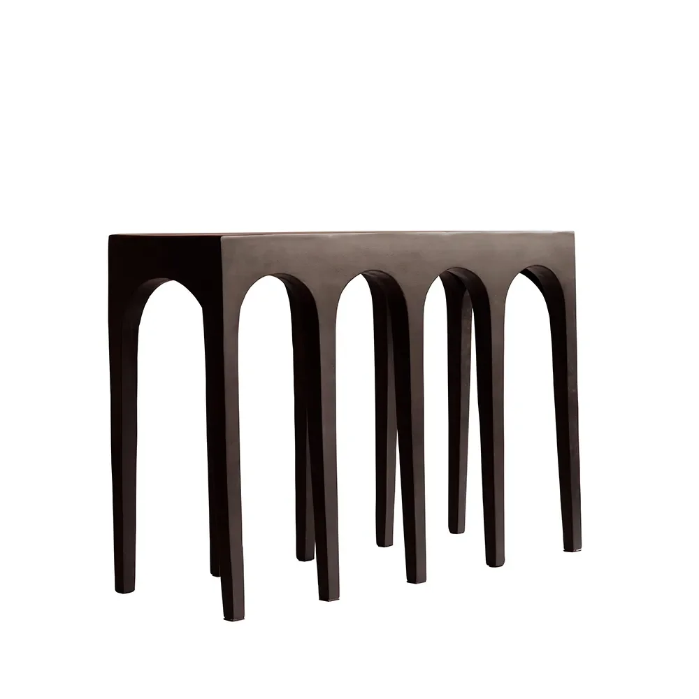 Bow Konsolbord stort - Coffee