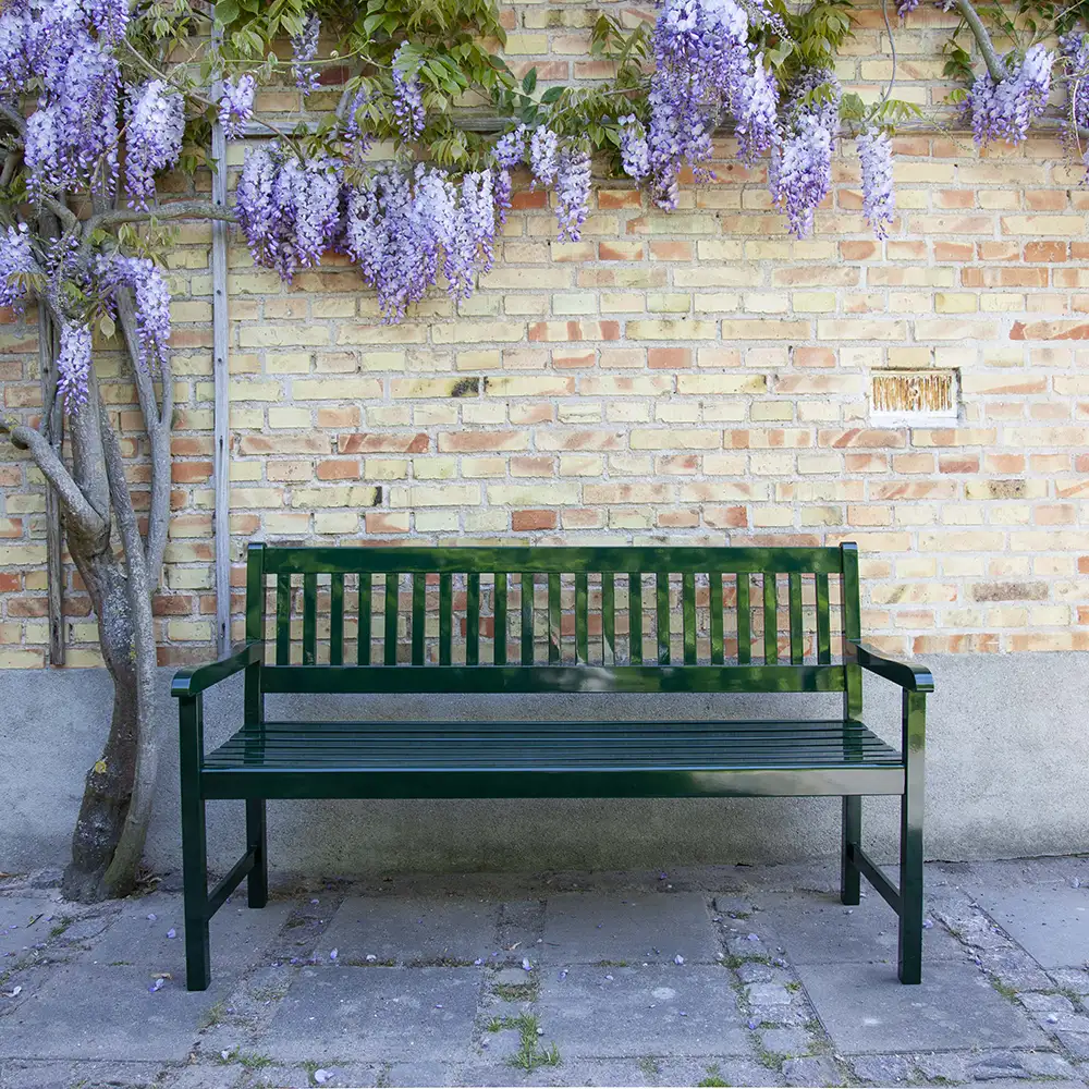 Brighton bänk 108 cm grön