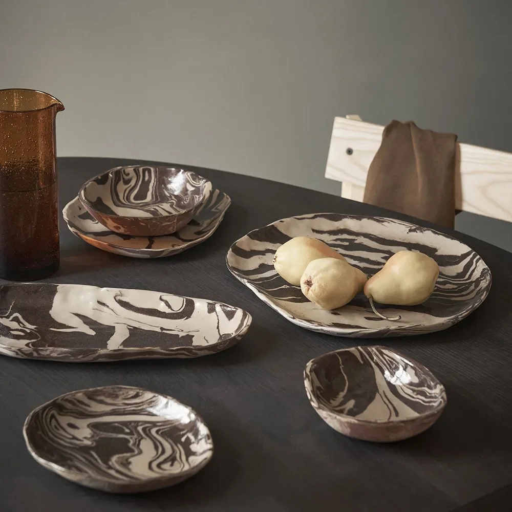 Handgjord Tallrik Ryu 18.5cm