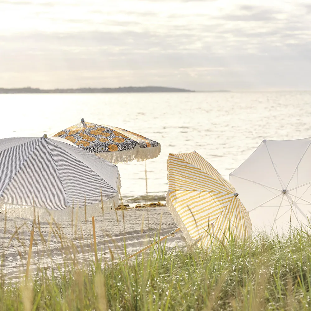 Gatsby parasoll Ø180 cm grårandigt 