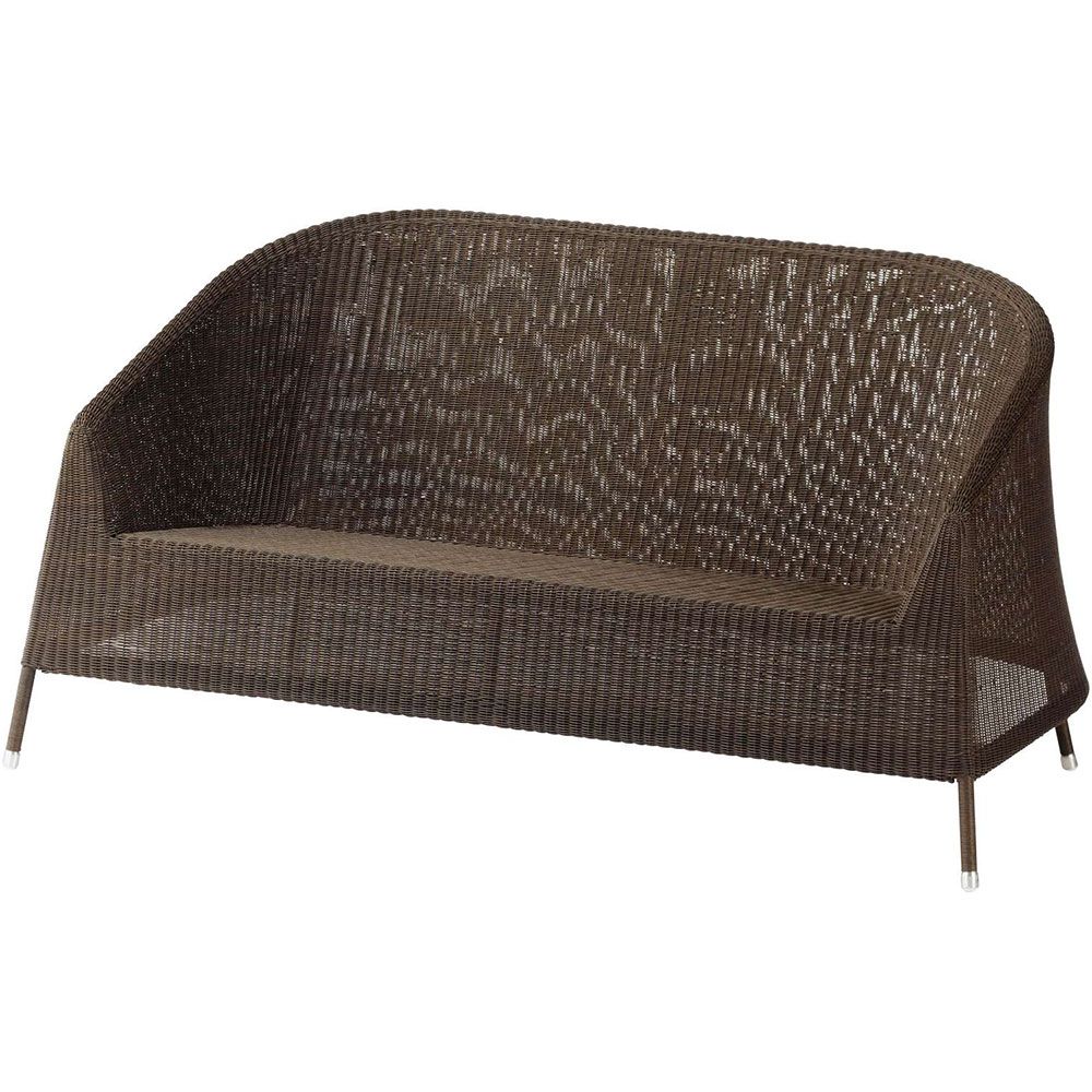 Kingston 2-Pers. Loungesoffa Stapelbar Mocca