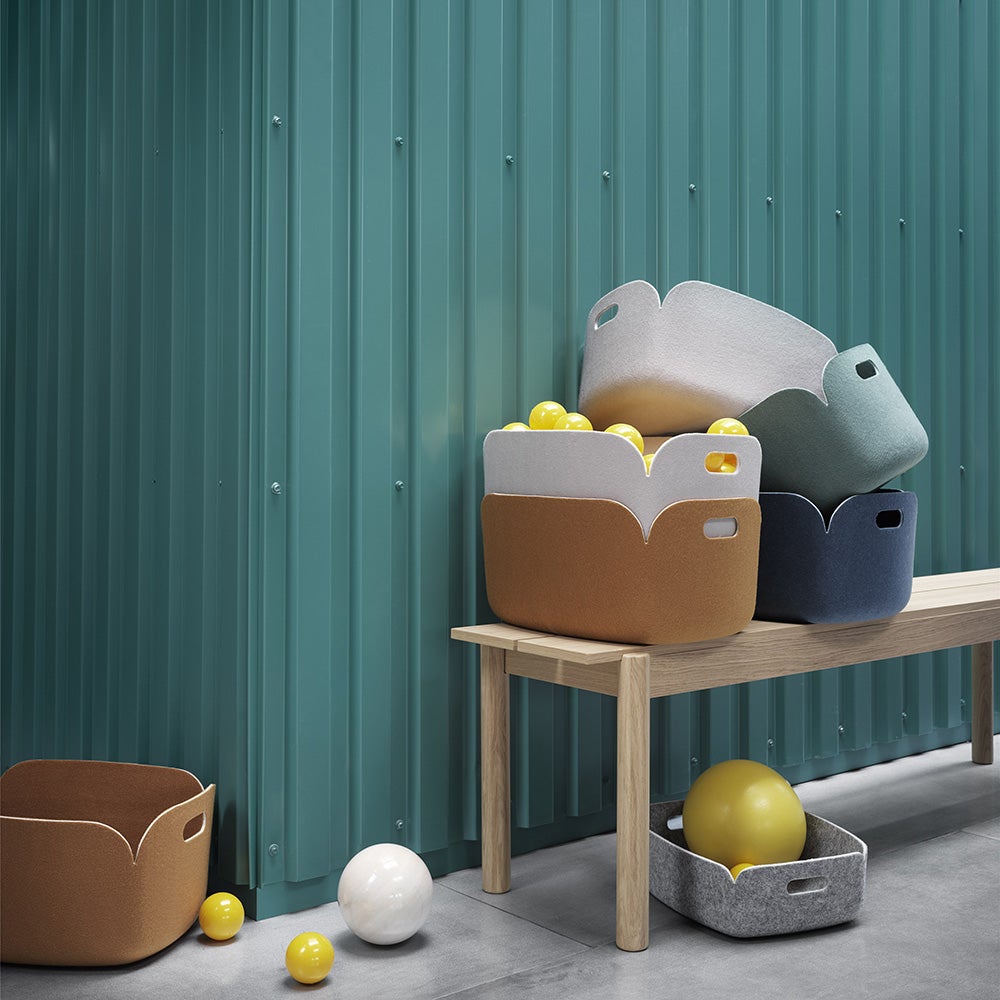 Restore Tray Förvaringsbricka 28 x 15,5 cm - Grey Mélange