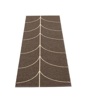 Vävd Matta Leif Dark Brown 70x180 cm