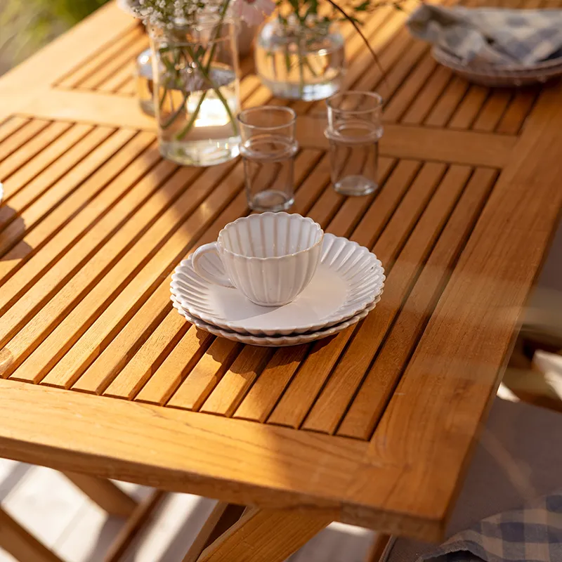 Turin matstol natur teak 