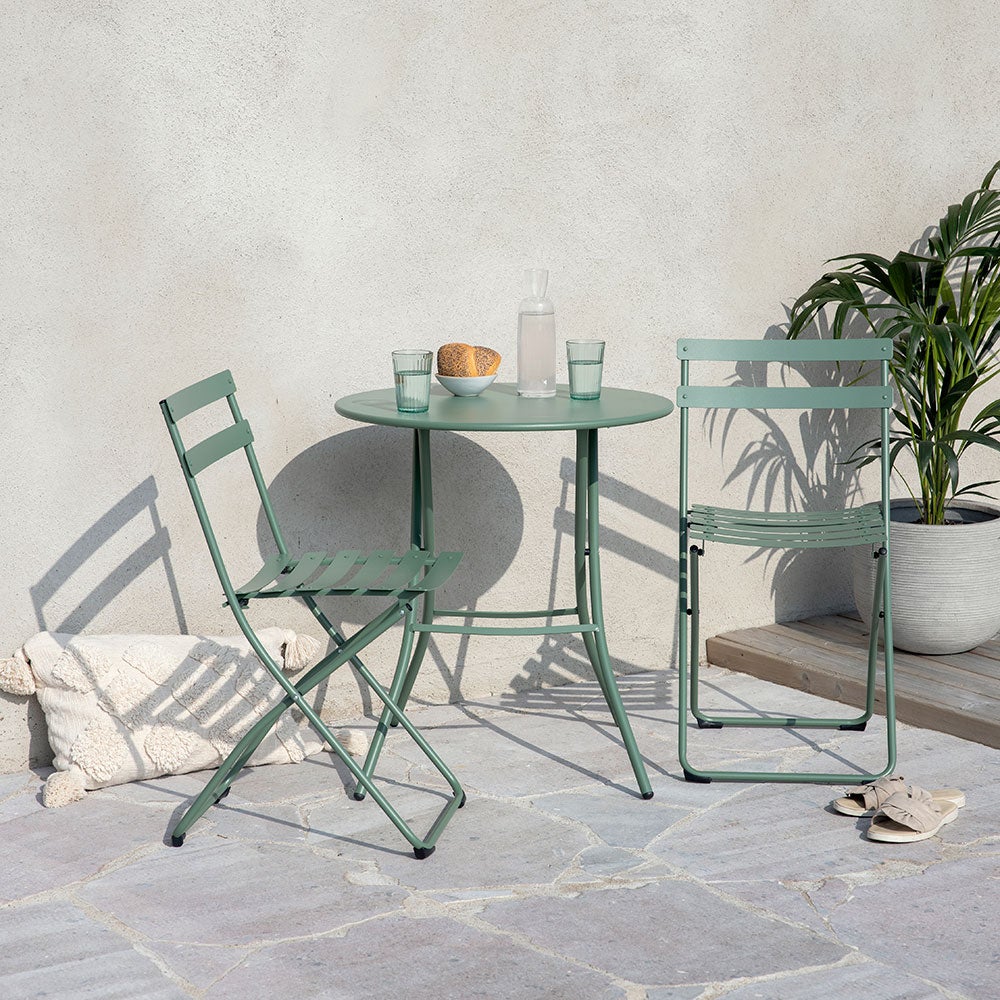 Sirio cafébord 67 cm anthracite stål 