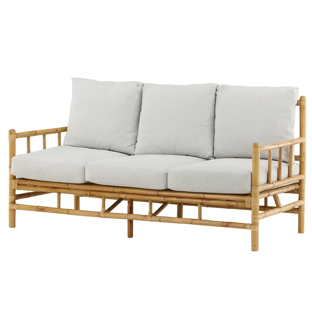 Cane 3-sits soffa Bambu