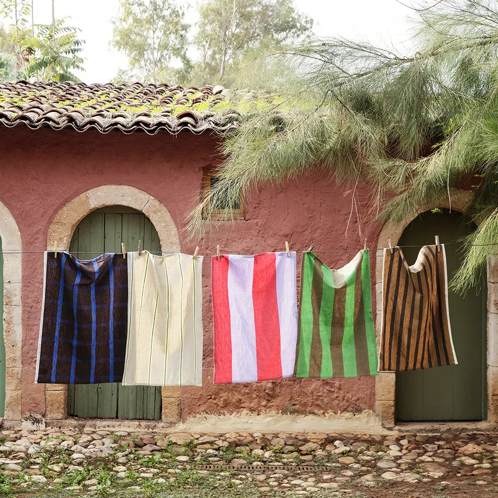 Kökshandduk Hale  Olive/green