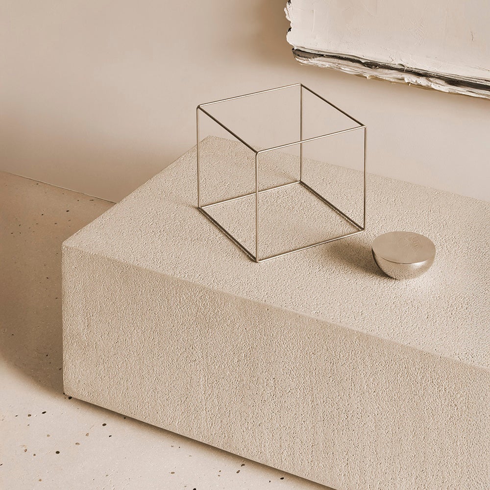 Elements Golvhylla/bänk - Off White 180x45x30 cm