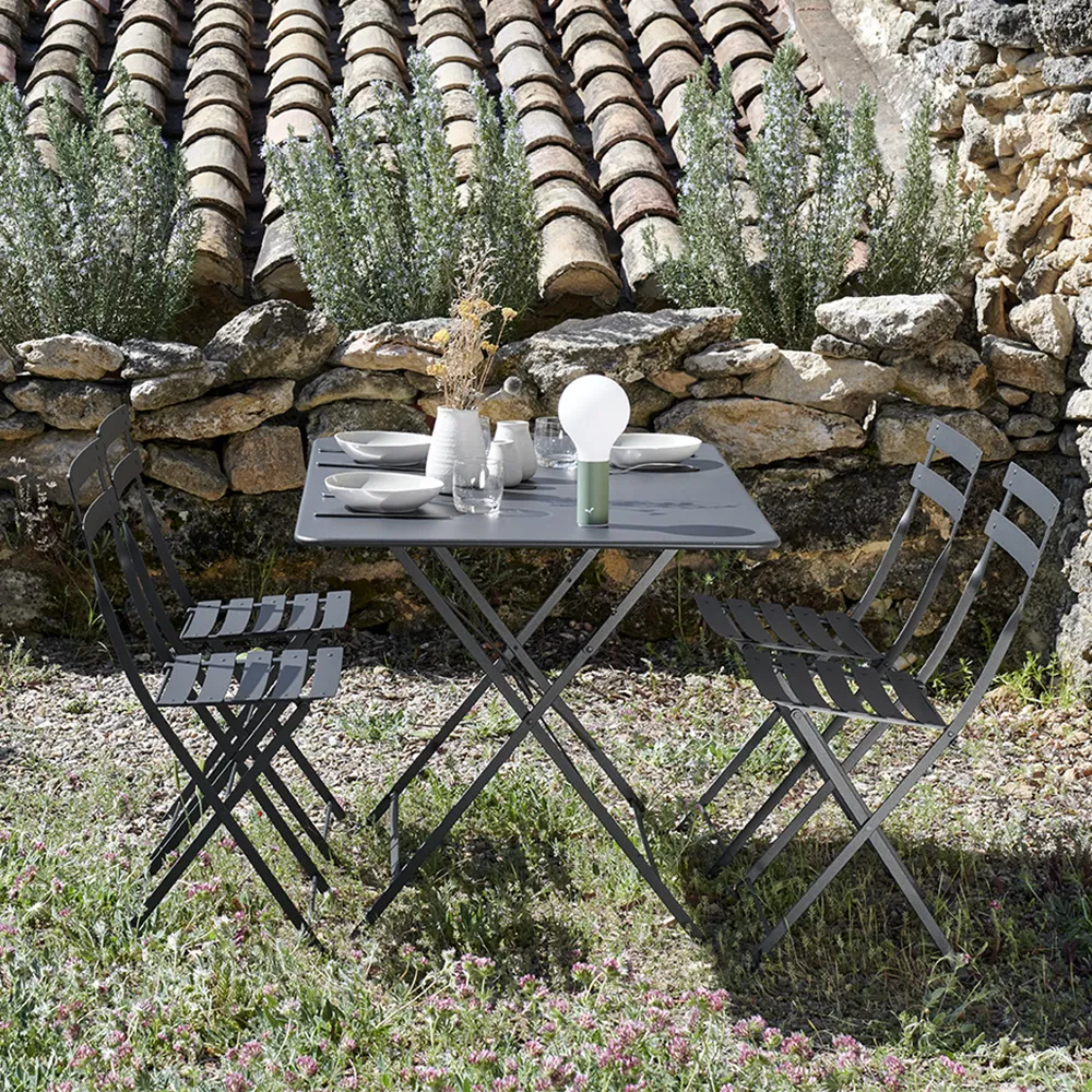 Bistro bord 97 x 57 cm Anthracite