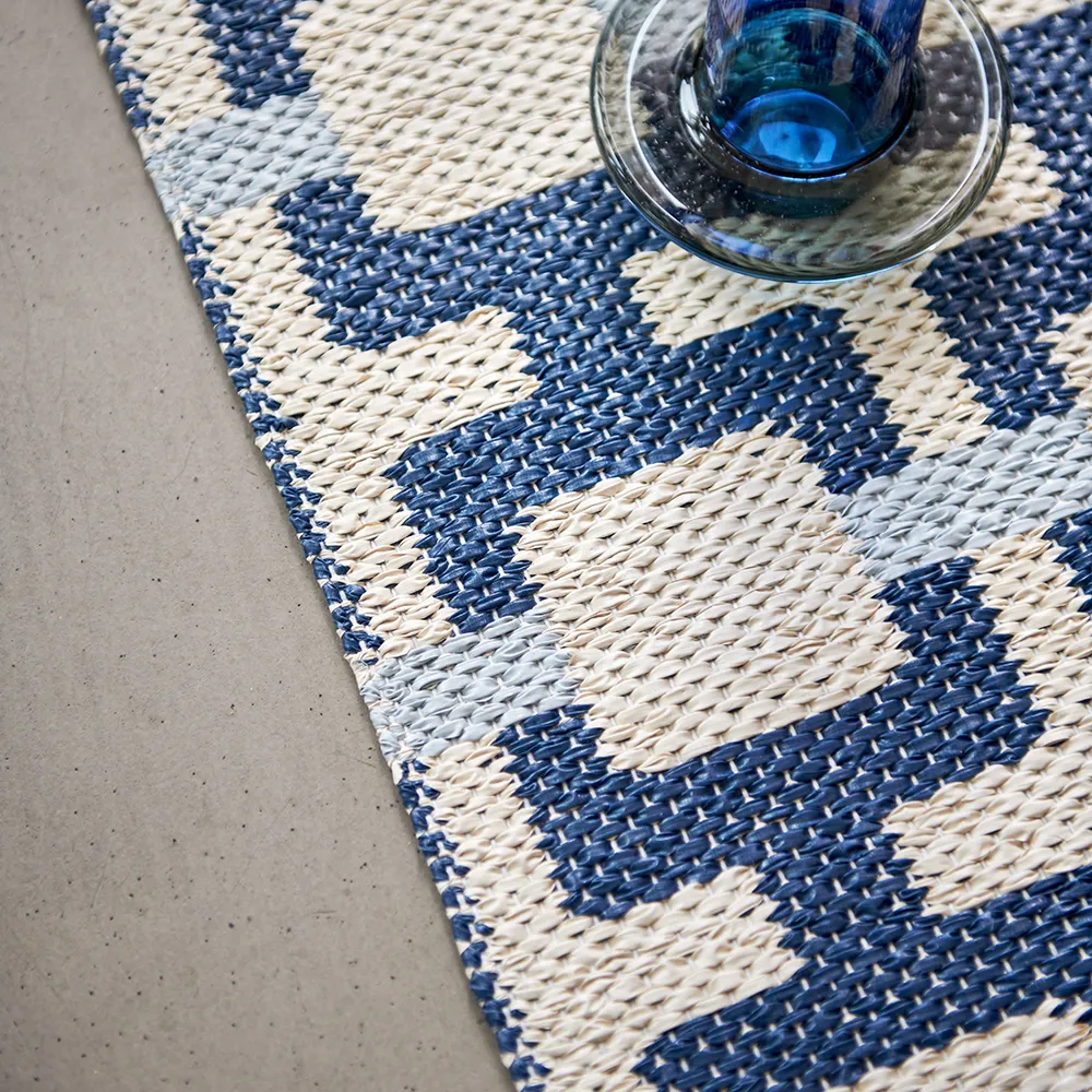 Tom matta Ocean Blue/Cream/Blue Fog 70 x 240 cm