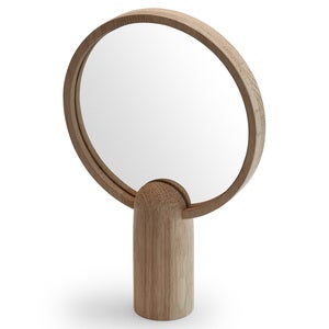 Aino Mirror Small Brun Ek 