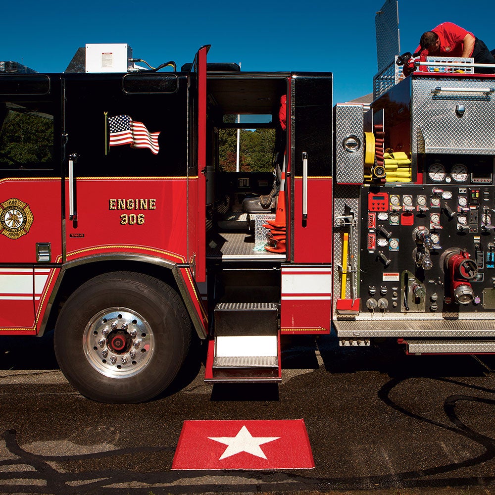 Viggo matta 70x350 cm one red / vanilla 