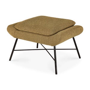 Barrow Fotpall - Ginger fabric 