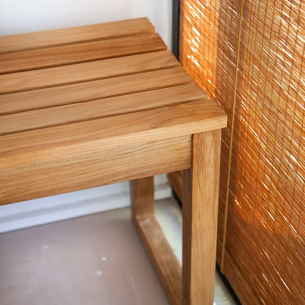 Vega bänk 120 cm teak 