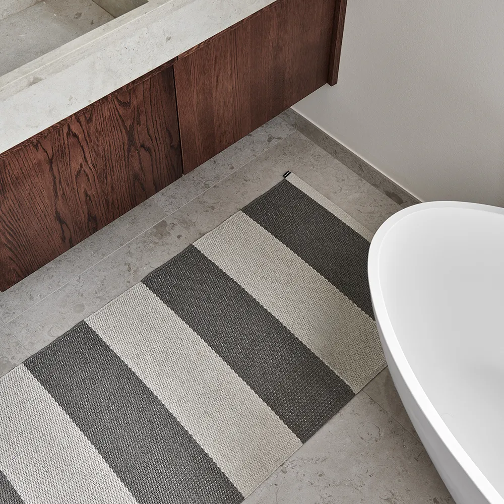 Bob matta Charcoal/Linen 70 x 225 cm