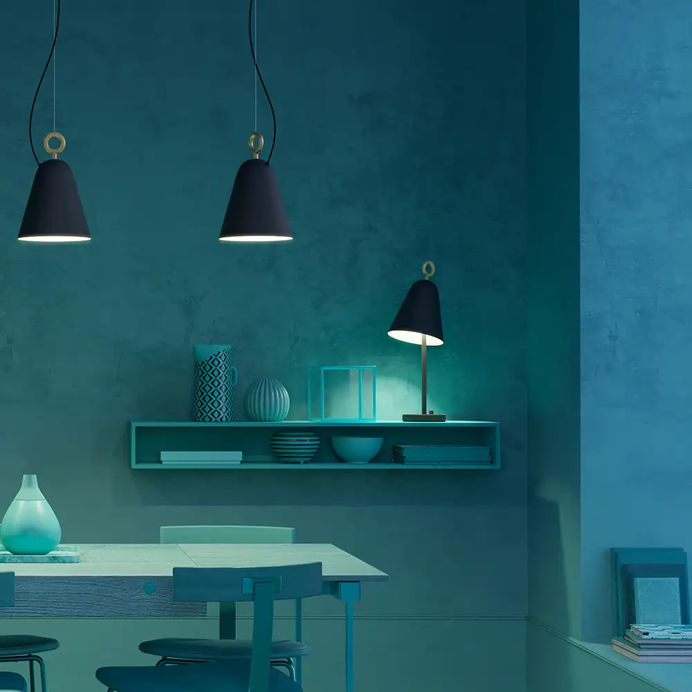 Bella pendel mattsvart E27