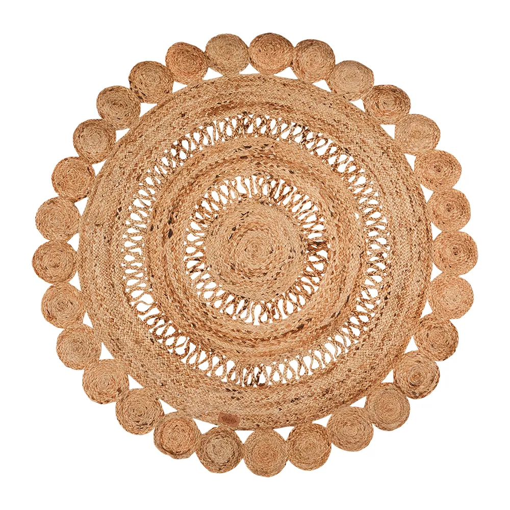 JUNI matta jute Ø150 cm