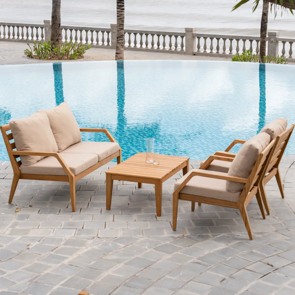 Gunnaröd 2-sits loungesoffa inkl dynor Blå