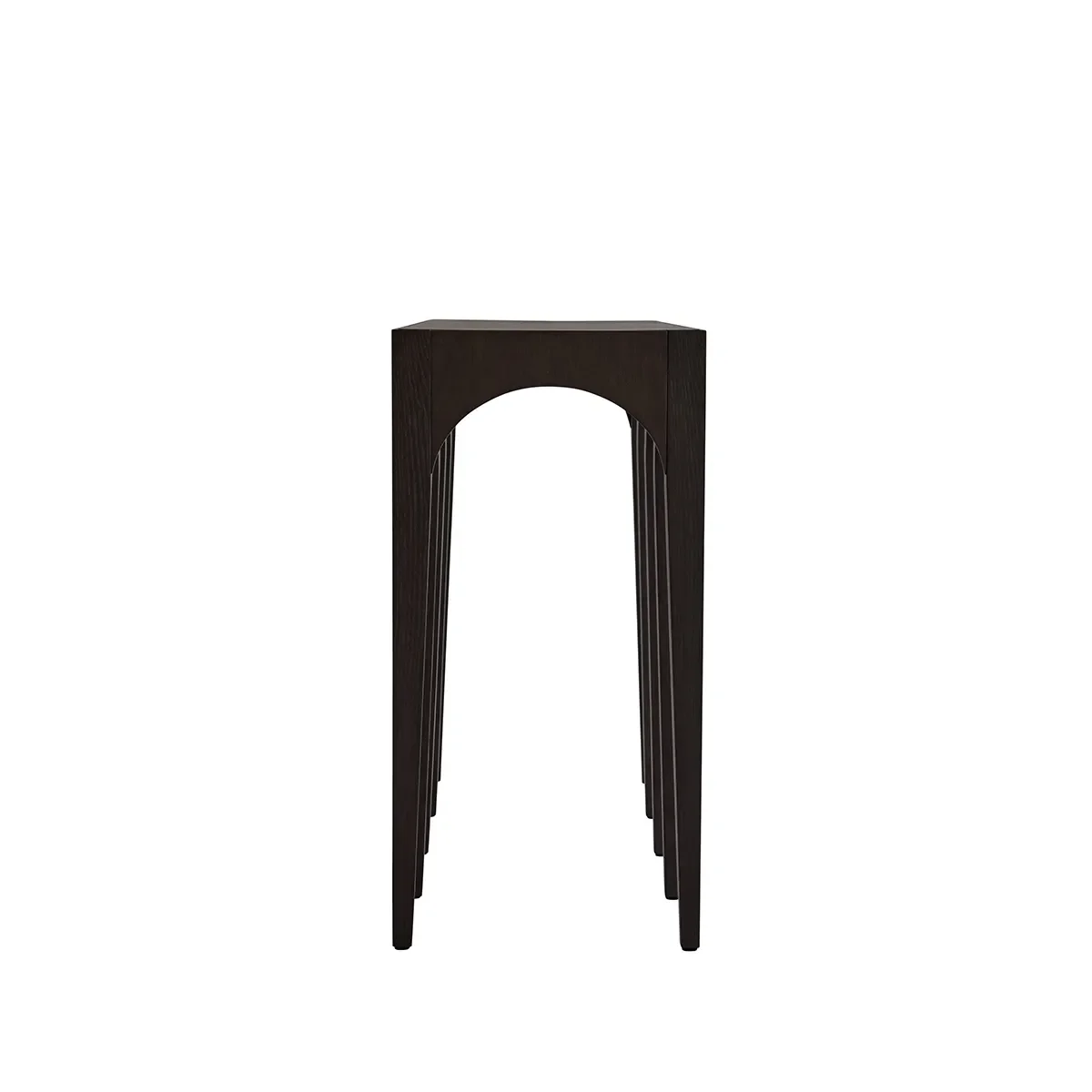 Bow konsolbord stort - Coffee Black Oak 