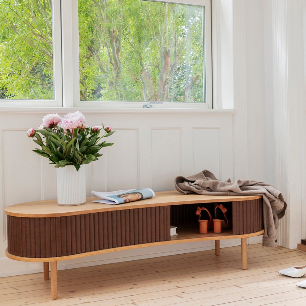 Audacious TV-bänk Ek/Sugar Brown