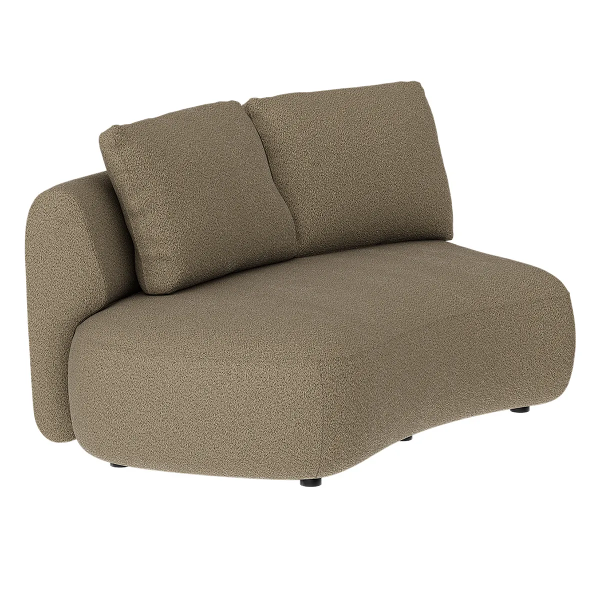 Dixon 2-sits sektion vänster Story brown
