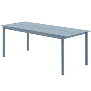 Linear Steel Matbord 200X75 cm Pale Blue 