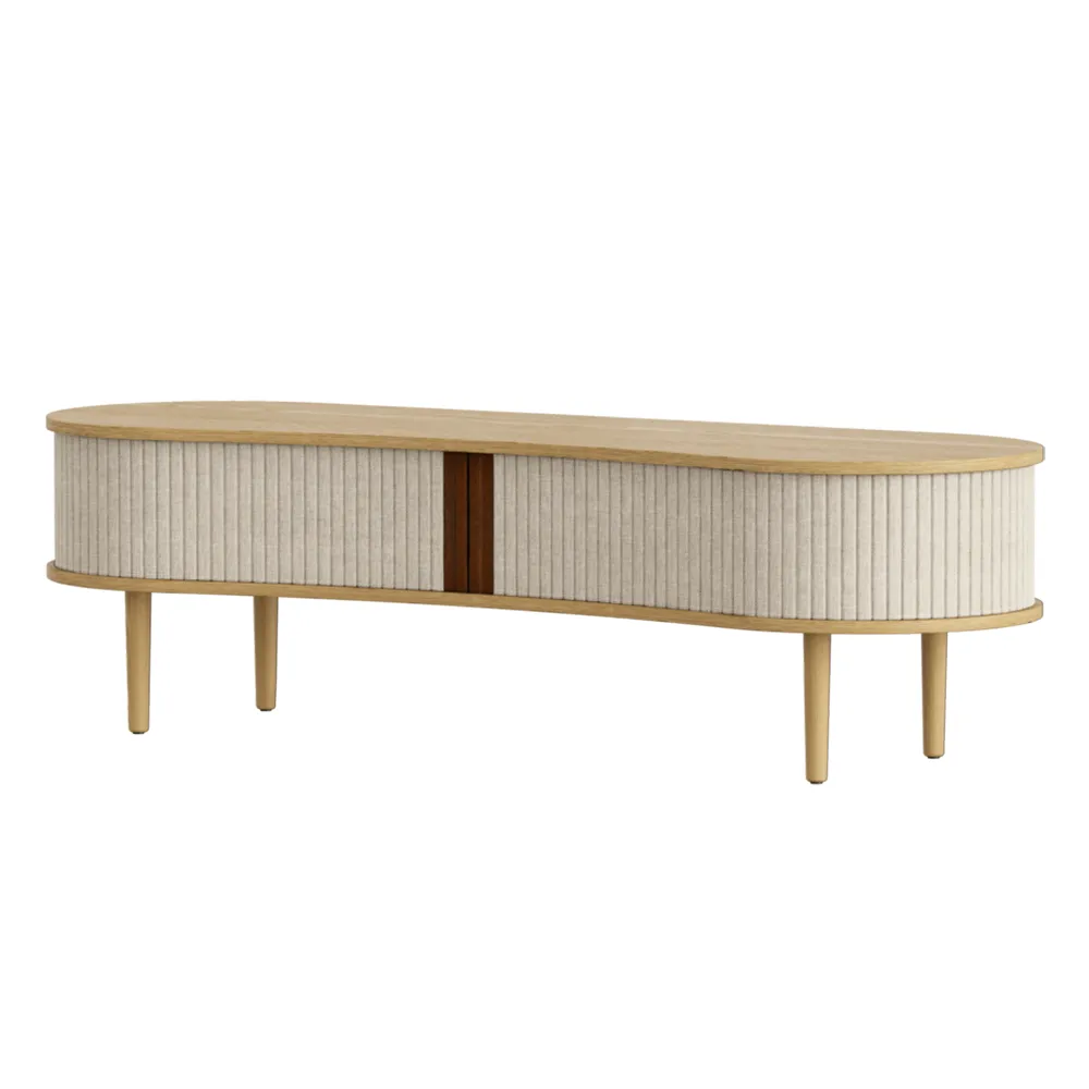 Audacious TV-bänk Ek/White Sands