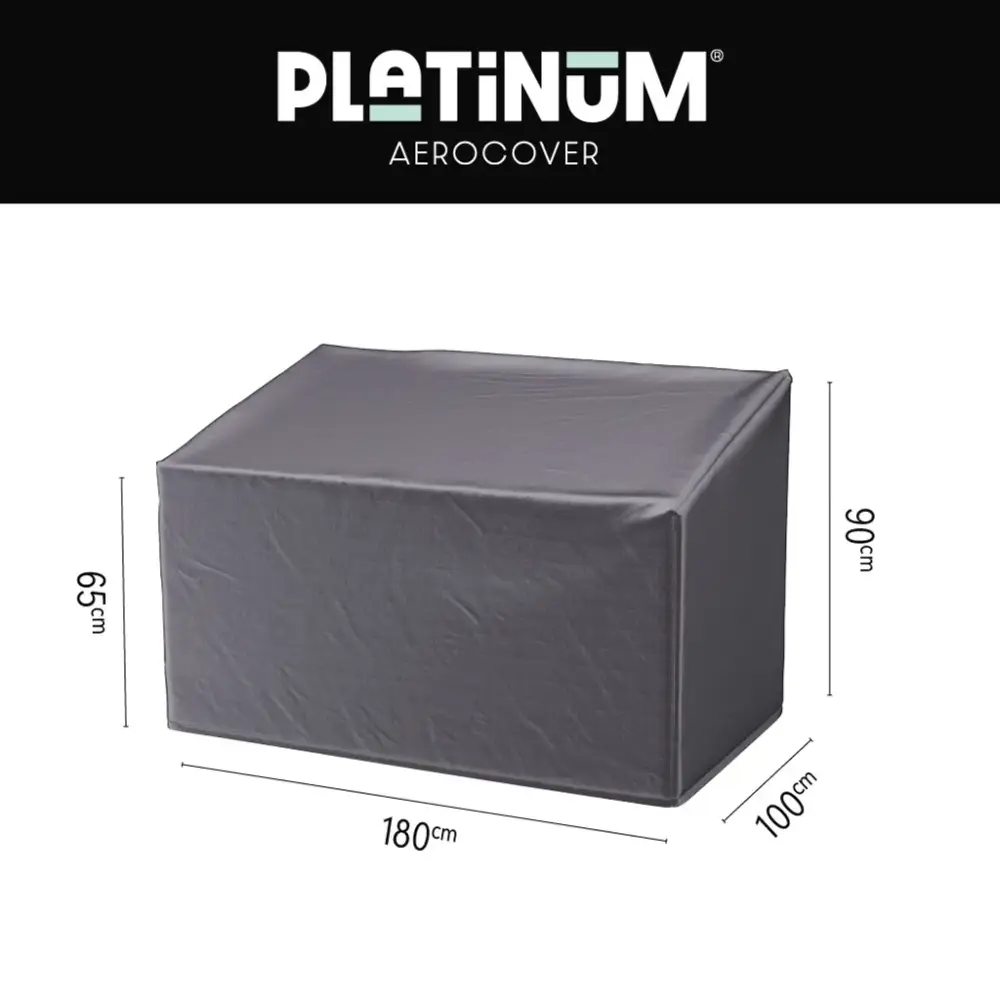 Överdrag till loungebänk HB 180x100xH65/90 Aerocover Antracit