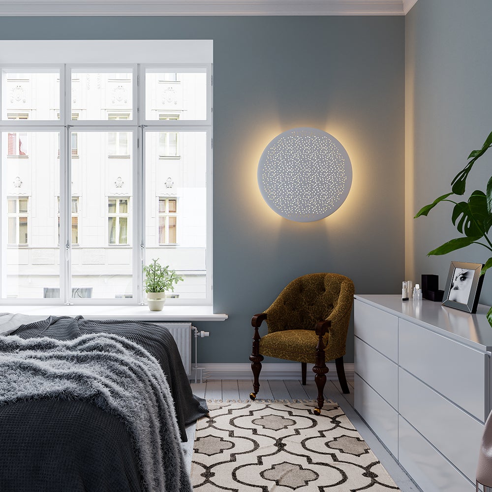 Colby vägglampa Ø70cm Vit 