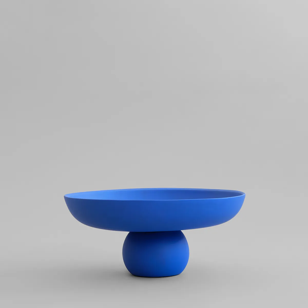 Handmålad dekorationsskål Baburu Big Marrakech Blue Ø 43 cm