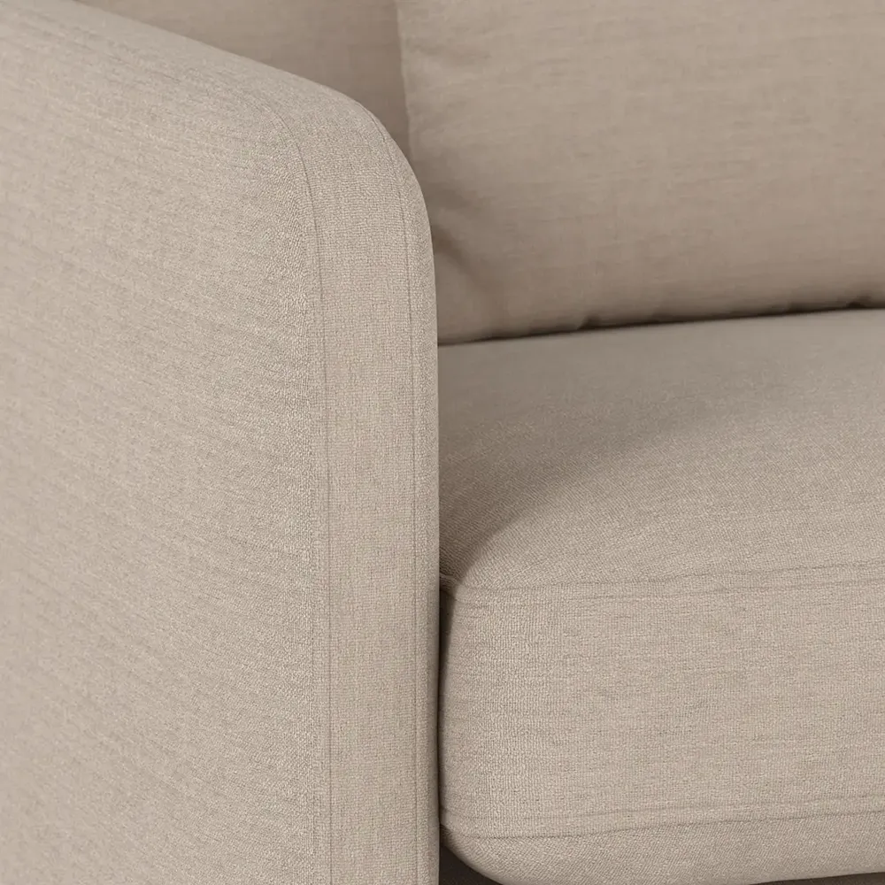 Peyton soffa 3-sits tyg Ursula beige