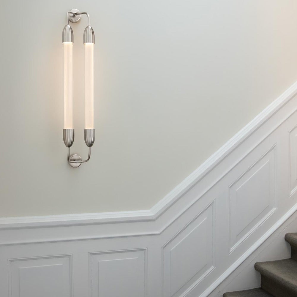 Lemon Squeeze vegglampe dobbel 94 cm stål