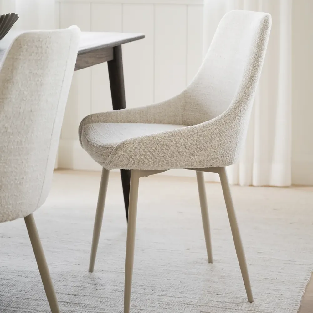 Sierra stol ljusbeige tyg