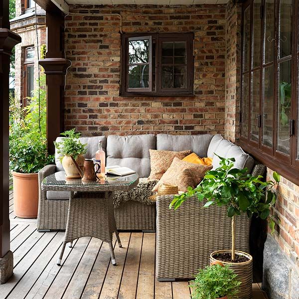 Ashfield soffbord 80x80  cm beige 