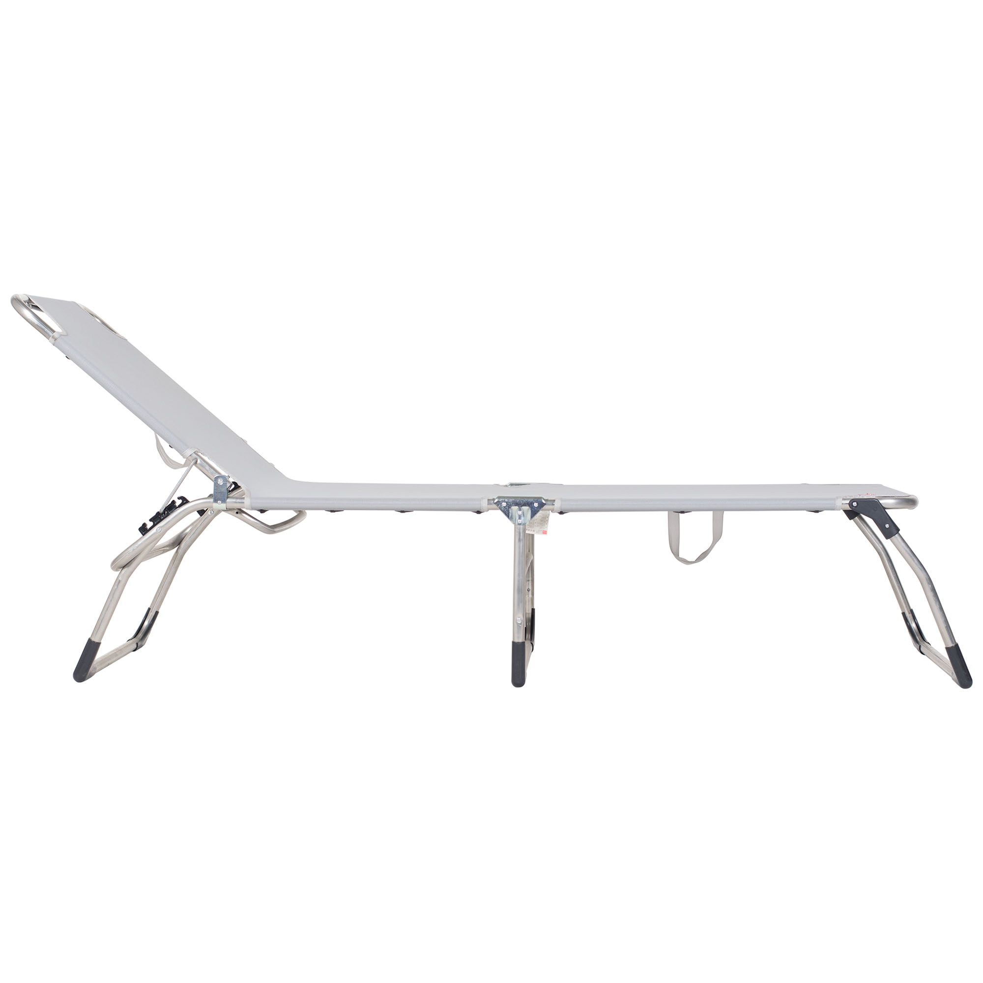 Amigo solsäng xxl grey aluminium/textilene 