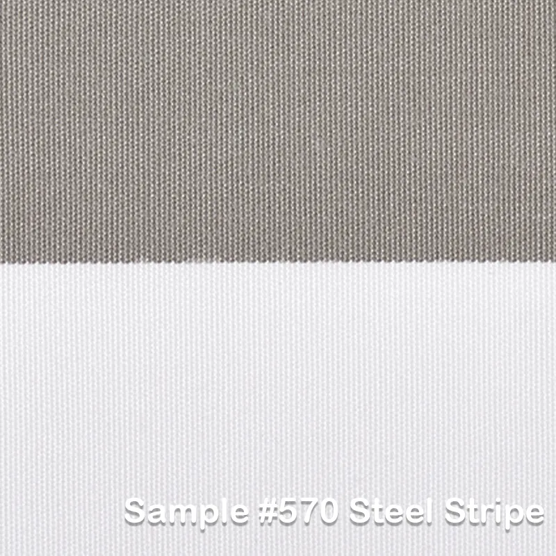 Fortano 400x300 cm parasoll alu Cat.5 570 Steel Stripe