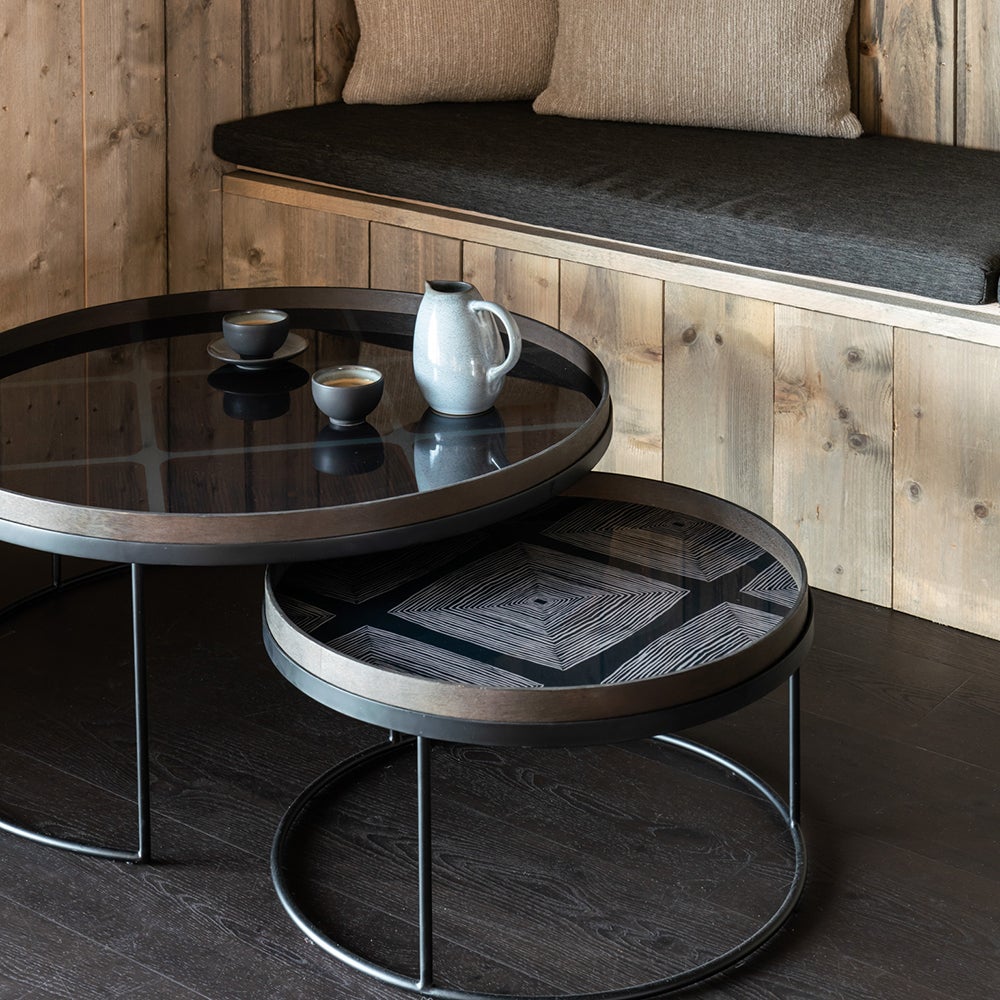 Linear Squares Bricka Ø92 cm