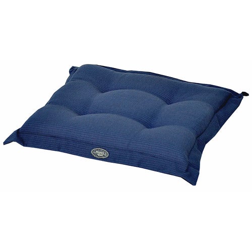 Canyon sittdyna tjock 42x45 cm strukturdralon Marinblå