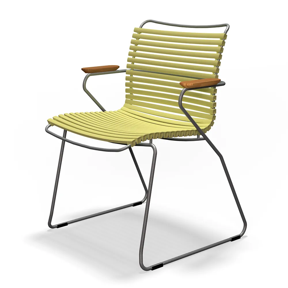 CLICK Karmstol Lemon zest/Grey/Bamboo