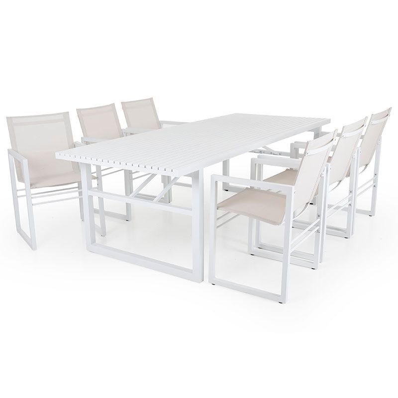 Vevi matgrupp vit aluminium 
