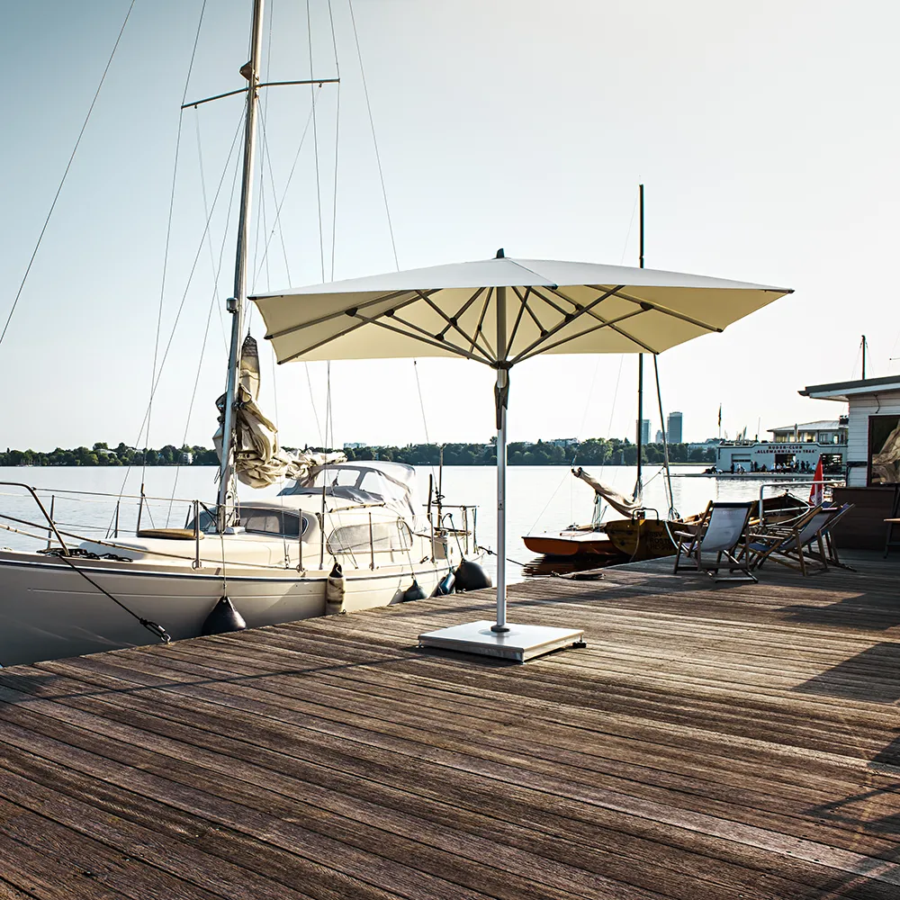 Fortello 300x300 cm parasoll alu Cat.5 806 Forge