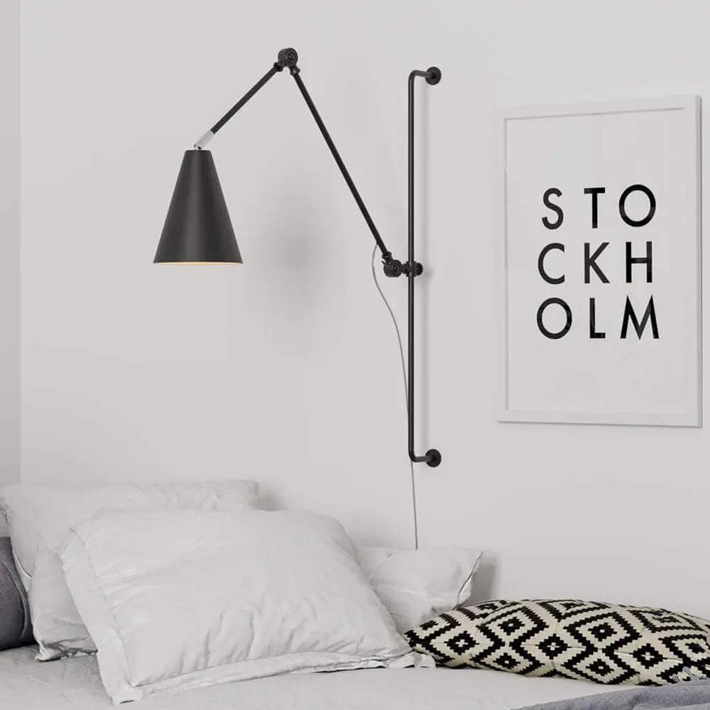 Yukon vägglampa lång